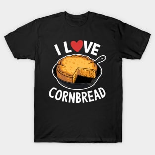 I Love Cornbread Corn Lover Gift T-Shirt